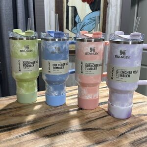 4 STANLEY TUMBLERS